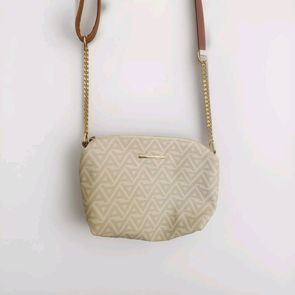 Aldo Women's Crossbody Purse Shoulder Bag Cream